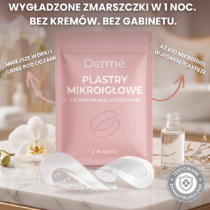 Dermé — Wygładzone zmarszczki w nocy, bez kremów i bez czekania.