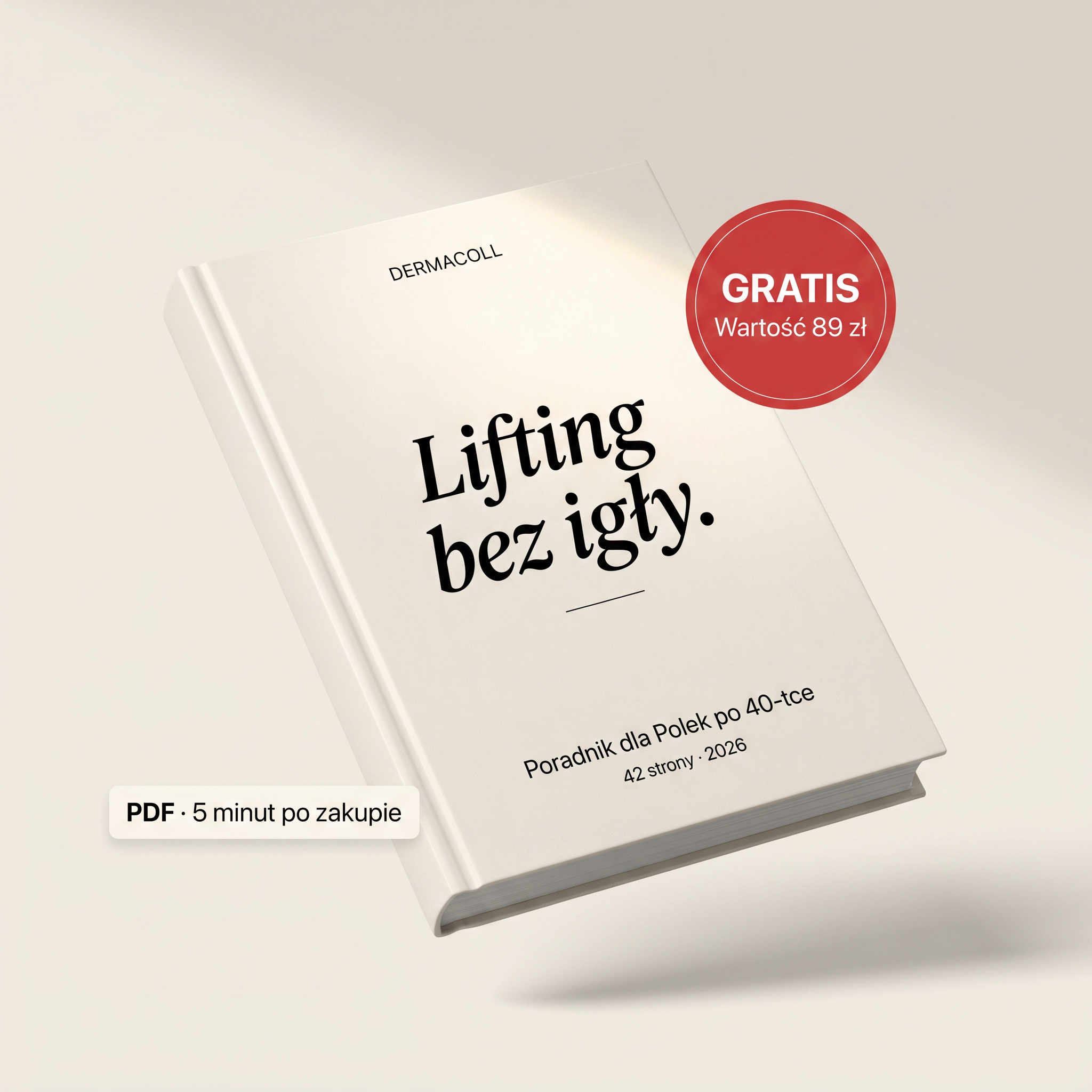 Okładka przewodnika PDF dołączanego do zamówienia DERMACOLL